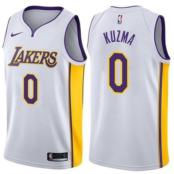 white kuzma jersey